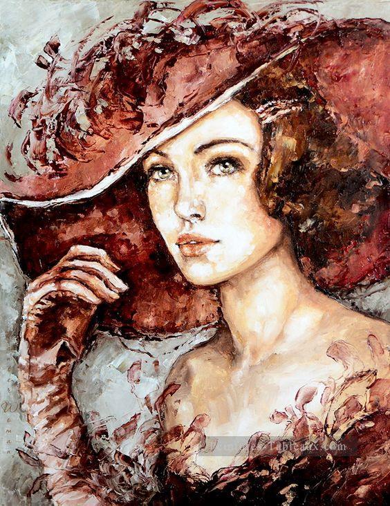 Une jolie femme 40 Impressionist Peintures à l'huile